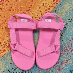 Dolce Vita Girl Pink Sport Sandals with Straps